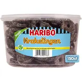 Haribo Licorice Pretzels (150 pièces)