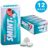 Smint Pastilles Fraîcheur Intense Menthe, Respiration Propre, 12x35g, Total 420g, Bonbons Sans Sucre, Rafraîchissant, Parfait Pour Haleine Fraîche