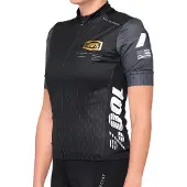 100% Exceeda Maillot de vélo à manches courtes pour dames