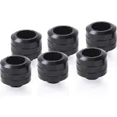 Alphacool 17477 Pièce/accessoire du système de refroidissement de l'ordinateur Kit d'adaptation, Raccord, Noir