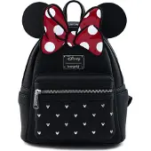 Loungefly - Plecak Disney Minnie Bow 26cm | Premium Backpack dla dzieci i młodzieży