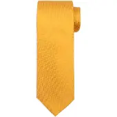 Suitable Cravate Or Soie Jaune Doré
