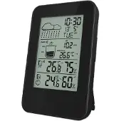 Denver Station météo avec horloge, calendrier et pluviomètre