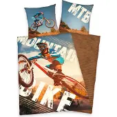 Herding Literie réversible "Mountainbike (135 x 200 cm, 80 x 80 cm)