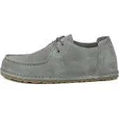 Birkenstock pour homme. 1030035 Chaussures en Cuir Utti Lace (Coupe Standard) gris (43), Plat, Lacets, Casuel