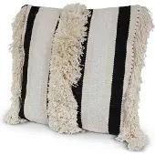 Safaary Coussin marocain Ivoire-Noir 50 x 50cm