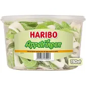 Haribo Bonbons Schuimsnoep & Fruitgom Anneaux Pomme Gourmands 1200g Sucre Fruits Saveur Naturelle