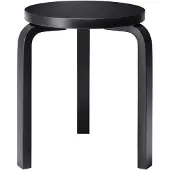 Artek Stool 60 Tabouret Black | Black
