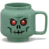 LEGO Mug Lego Ceramic Small Green Skeleton Sand Green 255 ml