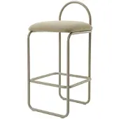 AYTM Angui High Chaise de Bar 92.5 cm | Taupe Boucle