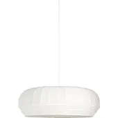 Northern Suspension , Tradition large oval, dimmable, Blanc, Salon / séjour, Tissu / textile, Design