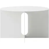 Audo Copenhagen Androgyne Table Ø63 Ivory Base