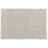 Muuto Ply Tapis en Polyester Recyclé pour l'intérieur et l'extérieur 170 x 240 cm | Black | White