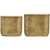 House Doctor Cajas Table Basse | Or | 203821704