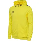 Hummel Veste de survêtement 'AUTHENTIC' jaune / gris / noir