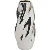 Atmosphera Vase Twisted 210138, 28 cm, silver