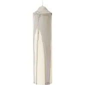 Ferm Living Dryp Bougie Pilier Warm Grey | 20 cm