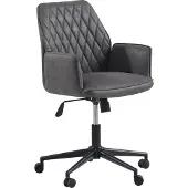 Dimehouse Chaise De Bureau Industrielle Gris Novan