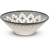 Safaary Bol Marocain Noir Zerbia Mya Ø 30 x 11cm