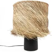 Bazar Bizar La Lampe De Table Pandan-noir Naturel | JABR050BN-40