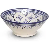 Safaary Bol Marocain Bleu Zerbia Mya Ø 20 x 8cm