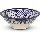 Safaary Bol Marocain Bleu Nakhil Mya Ø 25 x 10cm
