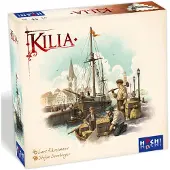 Huch! & friends !, Kilia, jeu de stratégie historique, jeu de construction autour du commerce et de la navigation, pour connaisseurs et débutants, pour 2-4 joueurs à partir de 14 ans