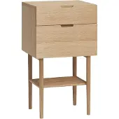 Hubsch Armoire en bois avec tiroirs - naturel