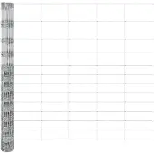 vidaXL Clôture argentée 25 x 1,5 m en acier galvanisé