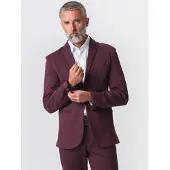 TeeShoppen Veste de costume ' The Original ' bordeaux