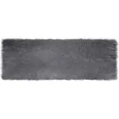 vidaXL Tapis en Peau de Mouton Synthétique Anthracite 80 x 250 cm