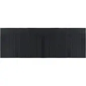vidaXL Tapis rectangulaire noir 70x200 cm bambou