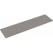 vidaXL Tapis de couloir aspect sisal argenté 80x300 cm