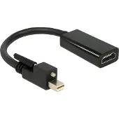 DeLOCK 62640 Mini Displayport To Hdmi Adapter Argenté