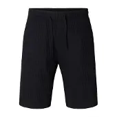 Selected Coupe Côtelée Décontractée Short Homme Le noir XL