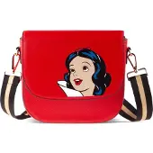 Difuzed Petit sac à bandoulière à rabat de Disney Blanche-Neige en rouge