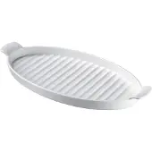 Westmark Plateau de service | Porcelaine | Blanc | 40 x 20 cm