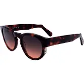GCDS Lunettes de soleil unie GD0011 Dark Havana 52/22/145