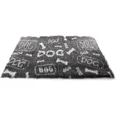 Martin Tapis pour animal - VetBed - Gris uni - 50cm x 75cm - Confortable - Intérieur