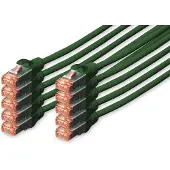 Digitus DK-1644010-G-10 Patchcable Cat. 6, S/FTP, 1,0 m, grün, 10er
