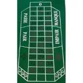HOT Games robe roulette 180x90cm.lit feutre vert.