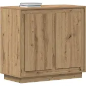 vidaXL Buffet en chêne Artisan 80 x 40 x 75 cm, aggloméré