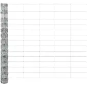 vidaXL Clôture argentée 50 x 1,4 m en acier galvanisé