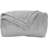 vidaXL Jeté Gris 240 x 270 cm Toison