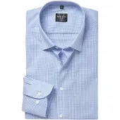 MARVELIS Homme Marvelis Body Fit Chemise bleu, Carreau vichy
