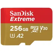 SanDisk Carte mémoire Extreme - 256 Go