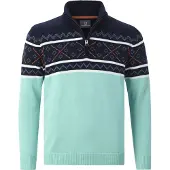Jan Vanderstorm Comfort Fit Troyer bleu,