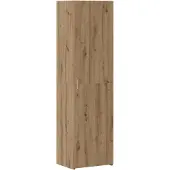 vidaXL Meuble haut artisanal en chêne clair, 50 x 42,5 x 185 cm