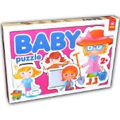 Trefl Puzzle 4 mini Puzzles forme : Les métiers - Moins de 10 pièces