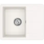 vidaXL Lavabo, 80 % quartz et 20 % résine, 560 x 460 mm, blanc